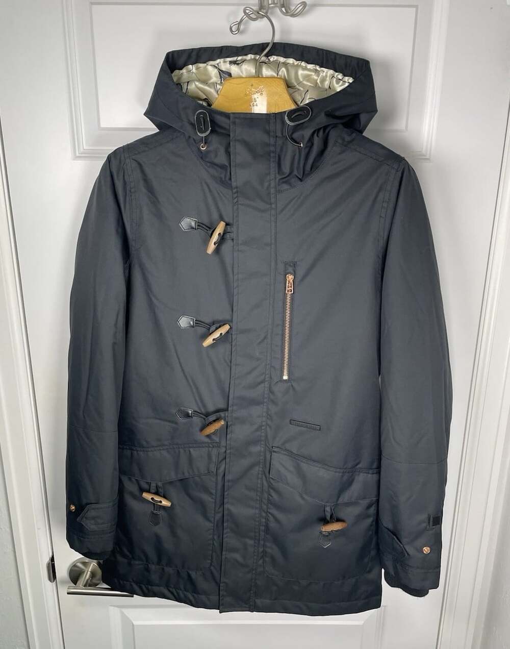 L1 Premium Goods Womens S Juno Jacket Midnight/Ink Blue Rose Gold Bird & Branch